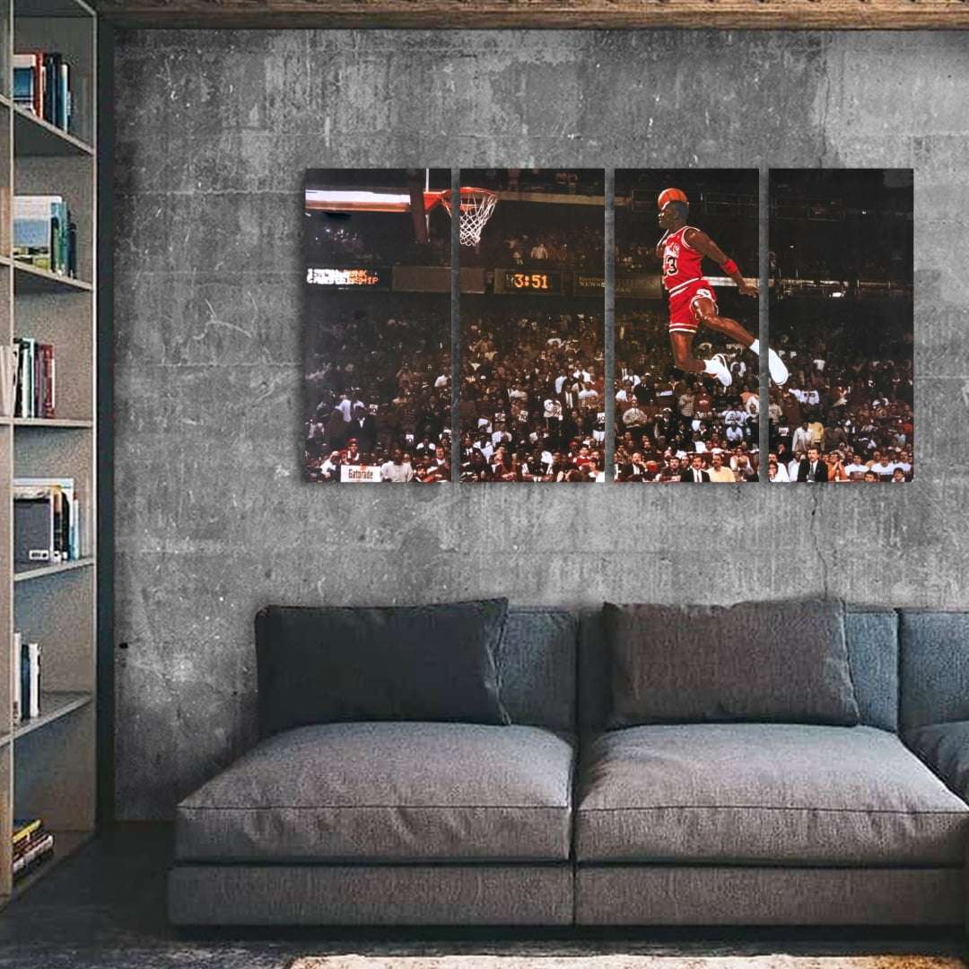 Quadro NBA Jogador Michael Jordan Decorativo