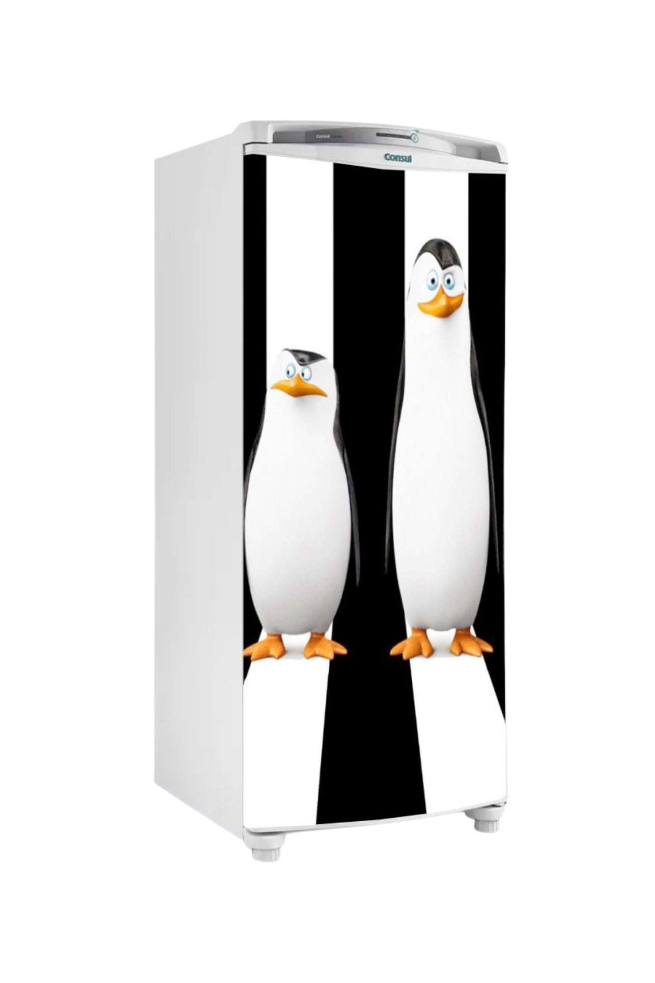 Adesivo Pinguim Madagascar Para Envelopamento Somente Frente