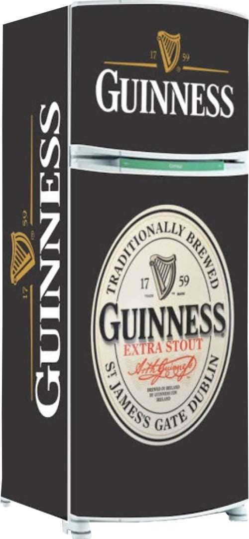 Envelopamento Total Geladeira Cerveja Stout Irlandesa