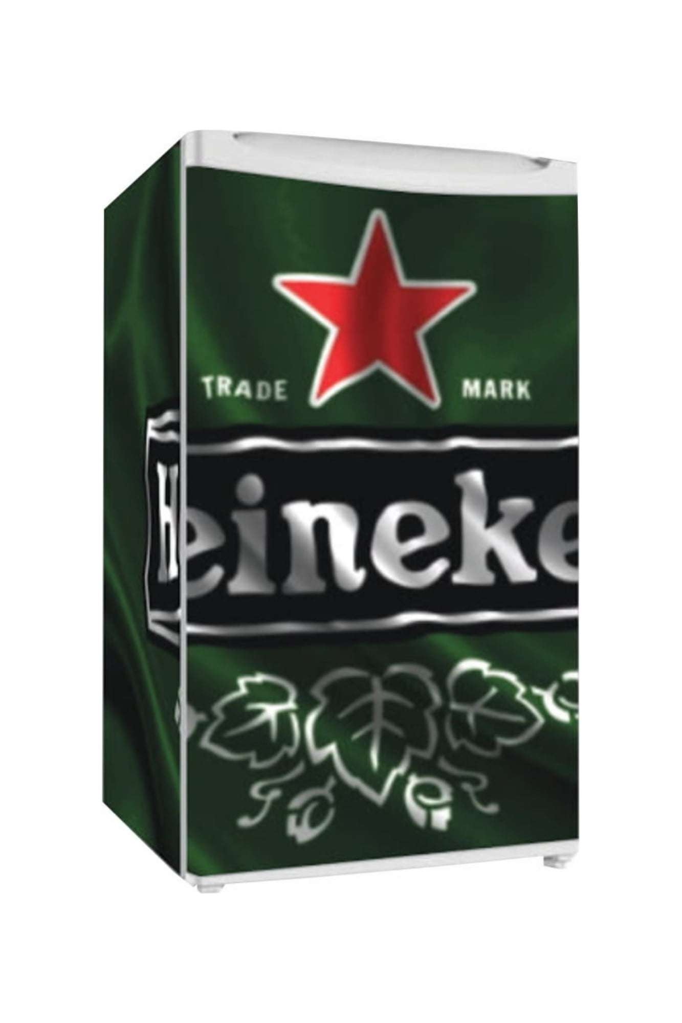 Adesivo Total Frigobar Bandeira Heineken Verde