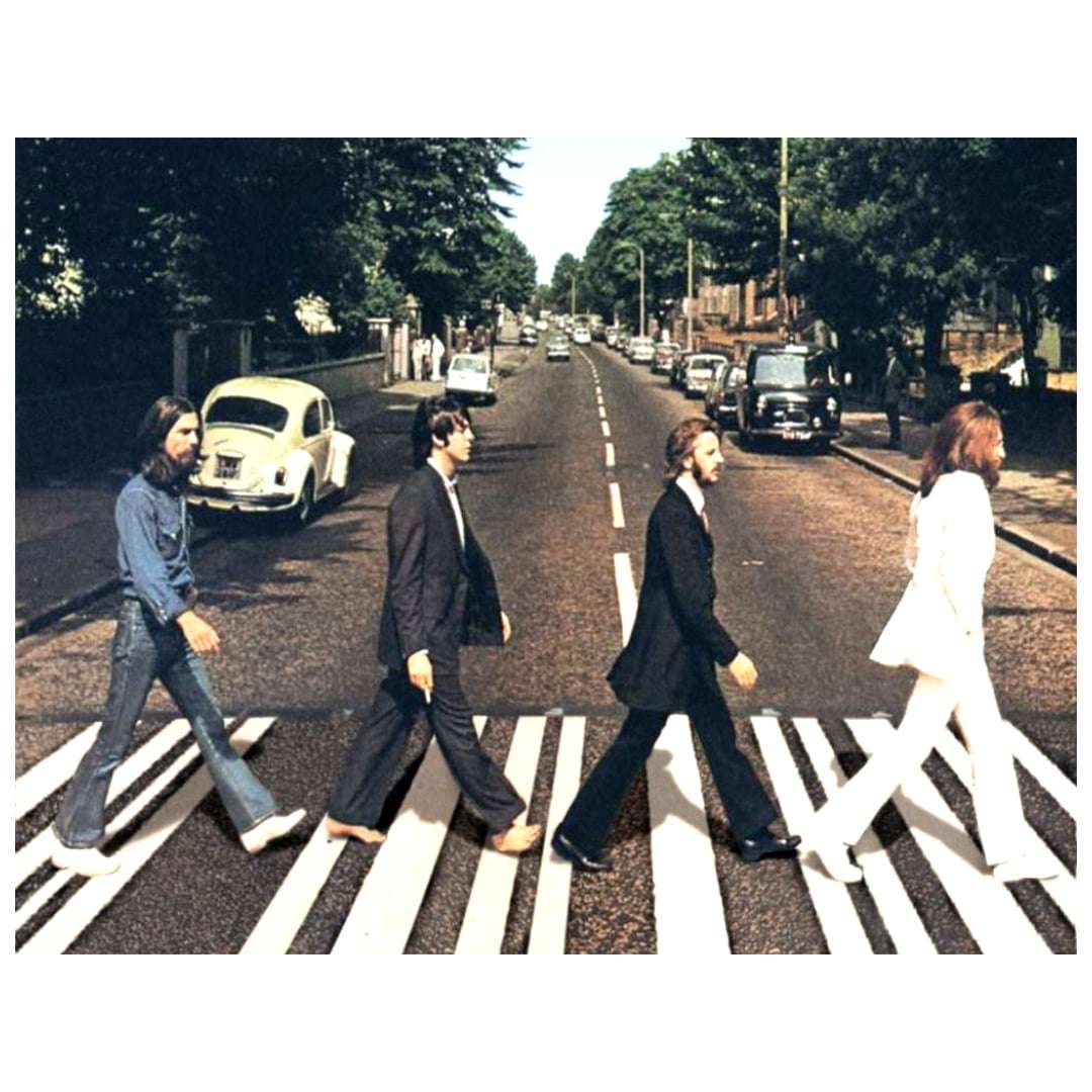 Quadro Beatles Fotografia Clássica Rua