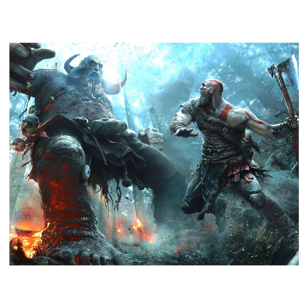 Impressões Decorativas Pintura de Parede em Tela, God of War