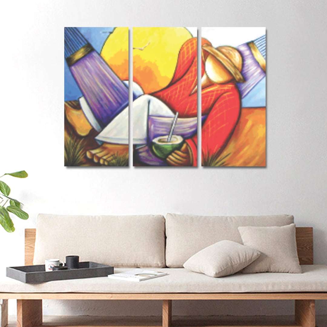 Quadro abstrata pintura contemporanea decorativo