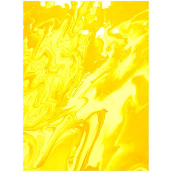 Quadro Luxo Pintura Abstrata Amarela