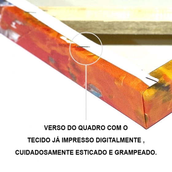 Kit Quadro Decorativo Dente de Leão Dourado Fotografia com Desfoque