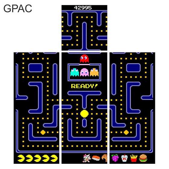Adesivo Decorativo Jogo Pac-Man Para Geladeira Total