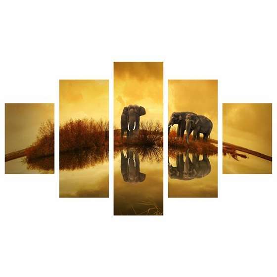 Quadro elefante animal decorativo