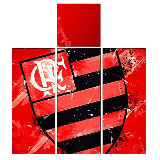 Adesivo Flamengo Envelopamento Geladeira total