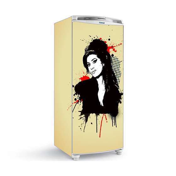 adesivo para geladeira Amy Winehouse
