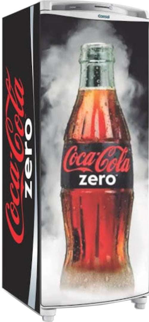 Adesivo Para Geladeira Total Coca Cola Zero