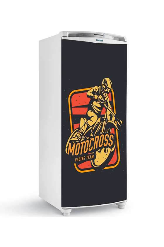 Envelopamento Vinil Motocross Logo Somente Frente