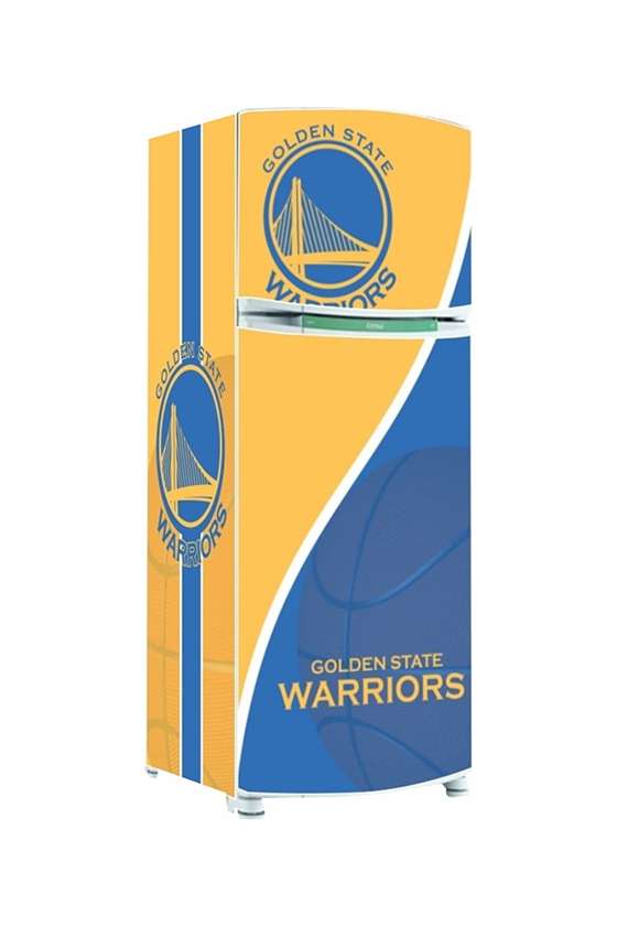Adesivo Golden State Warriors Para Geladeira Total