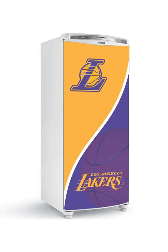 Adesivo Para Envelopamento Lakers Nba Geladeira somente frente