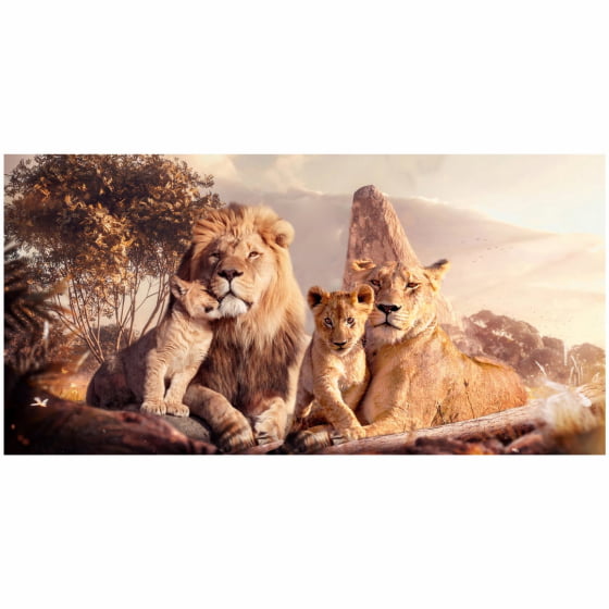 Quadro Luxo A Família do Leão