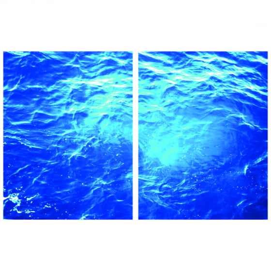 Quadro Água Azul Cristalina