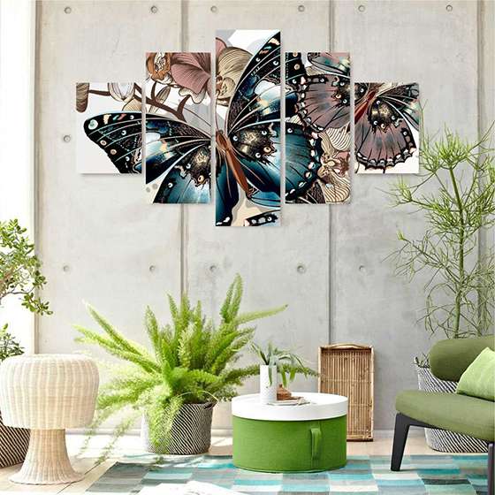 Quadro borboleta decorativa