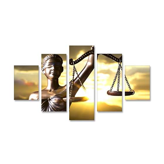 Quadro Direito Balança Da Justiça