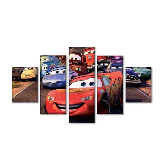 Quadro filme carros animados decorativo