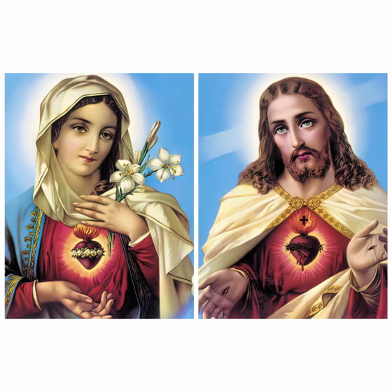 Quadro Jesus e Maria Religioso 