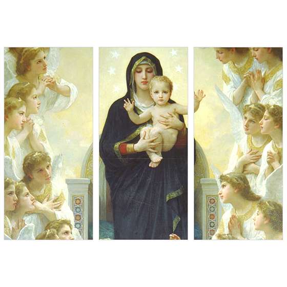 Quadro maria menino jesus igreja catolica decorativo