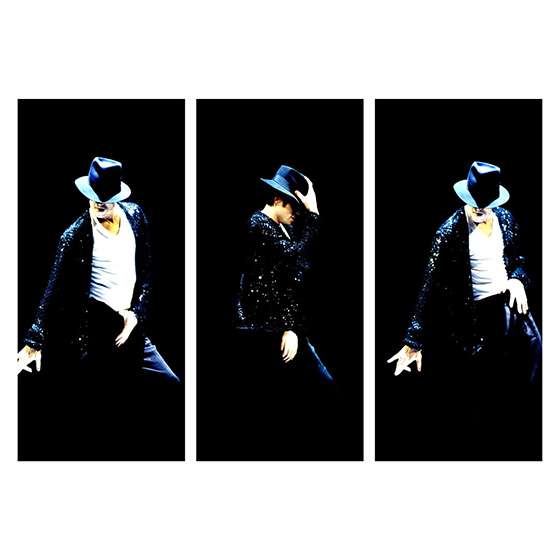 Quadro Michael Jackson dança rei do pop