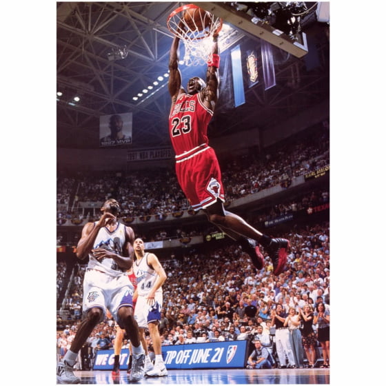 Quadro Michael Jordan Enterrada Chicago Bulls