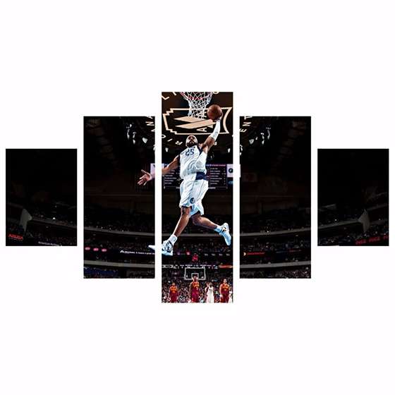 Quadro NBA basquete americano jogador decorativo 