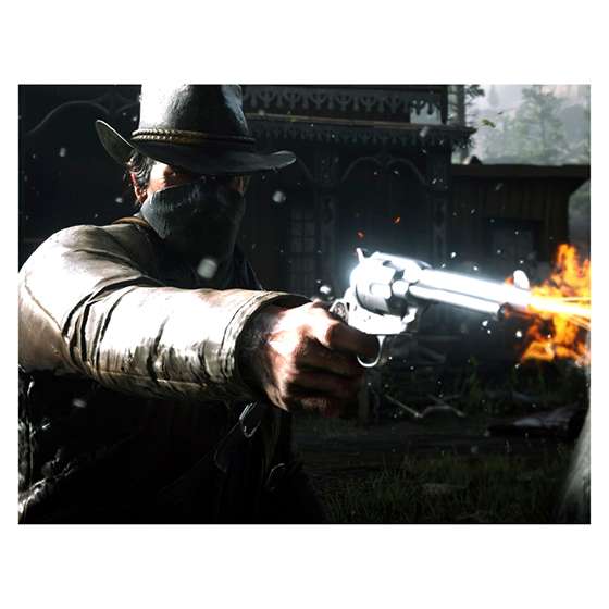 Quadro Red Dead Redemption 2 pistoleiro game decorativo