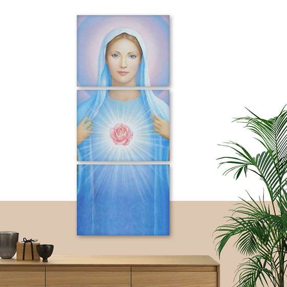 Quadro Religioso Virgem Maria decorativo