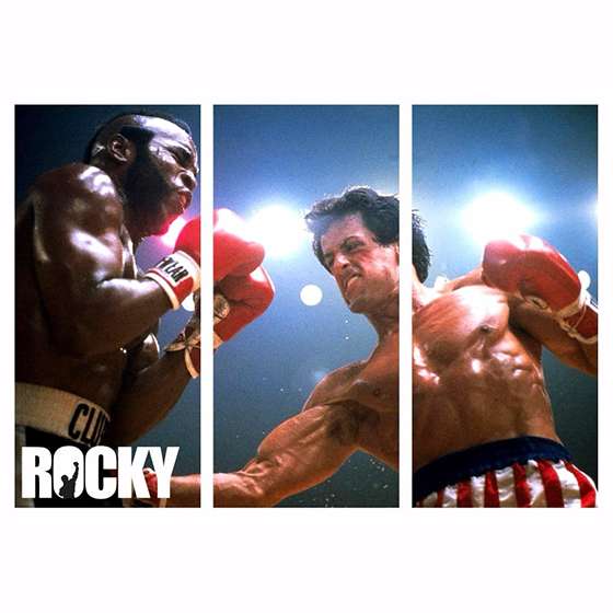 Quadro Rocky Balboa Filme Para Decoraçao