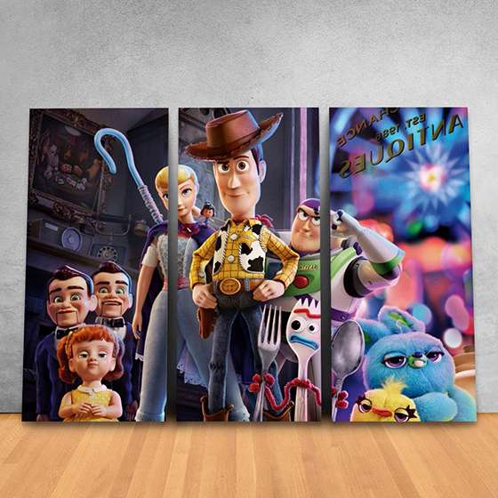 Quadro toy story pensonagens decorativo Quadro toy story pensonagens decorativo
