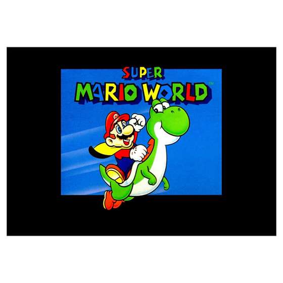 Quadro Decorativo Super Mario World