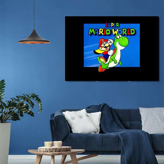 Quadro Decorativo Super Mario World