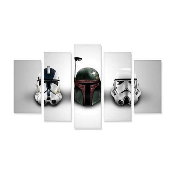 Quadros Star Wars capacetes
