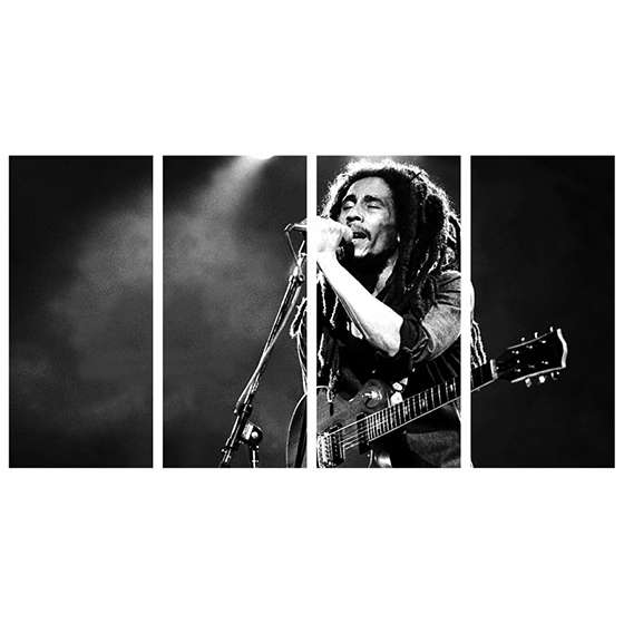 Quadro Bob Marley Para Decoração