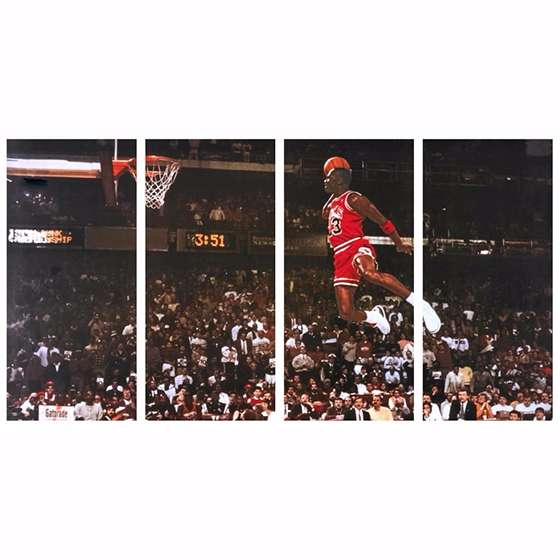 Quadro NBA Jogador Michael Jordan Decorativo