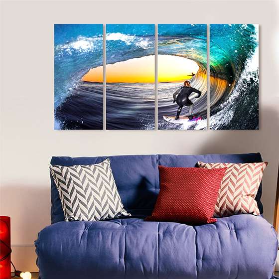 Quadro surf lifestyle para decorar